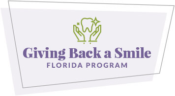 Giving Back a Smile Florida Program logo