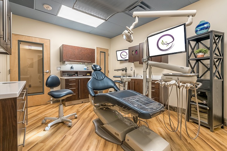 Dental exam chair